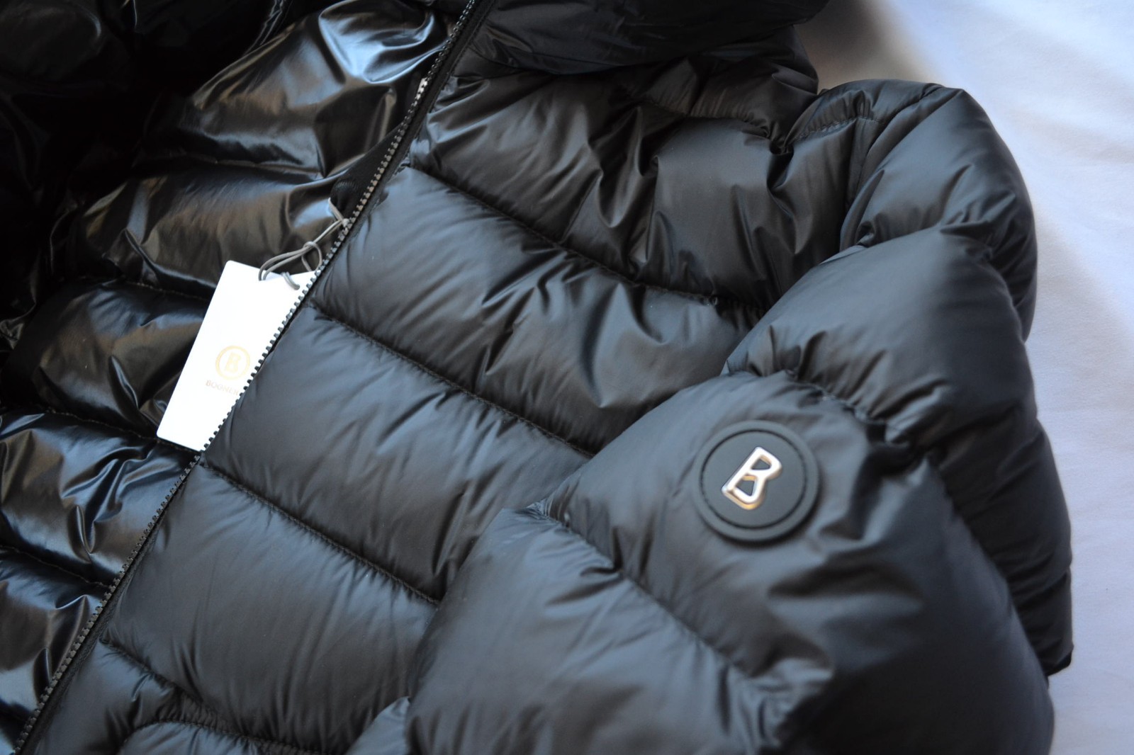 BOGNER HERBY HERREN LEICHTE DAUNENJACKE JACKE KURZMANTEL MENS SCHWARZ Gr 50 L NEU – Bild 8