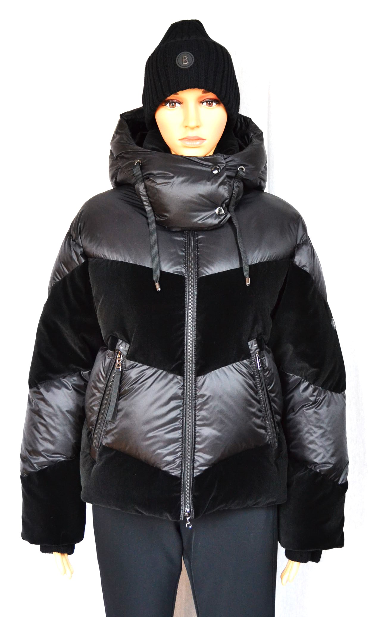 BOGNER CATHY DAMEN DAUNENJACKE JACKE OVERSIZE SCHWARZ Gr 36 S NEU – Bild 3