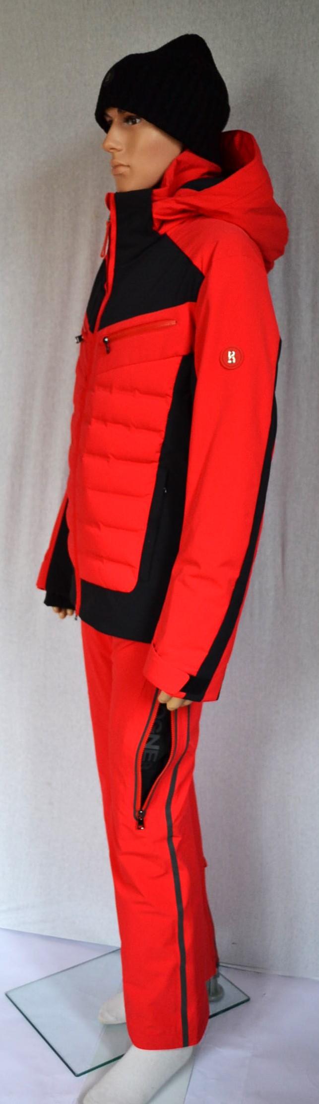 BOGNER SET SKIANZUG HERREN SKIJACKE FELIKS ROT-SCHWARZ STRETCH + SKIHOSE TIM 4 Gr 50 L NEU – Bild 5