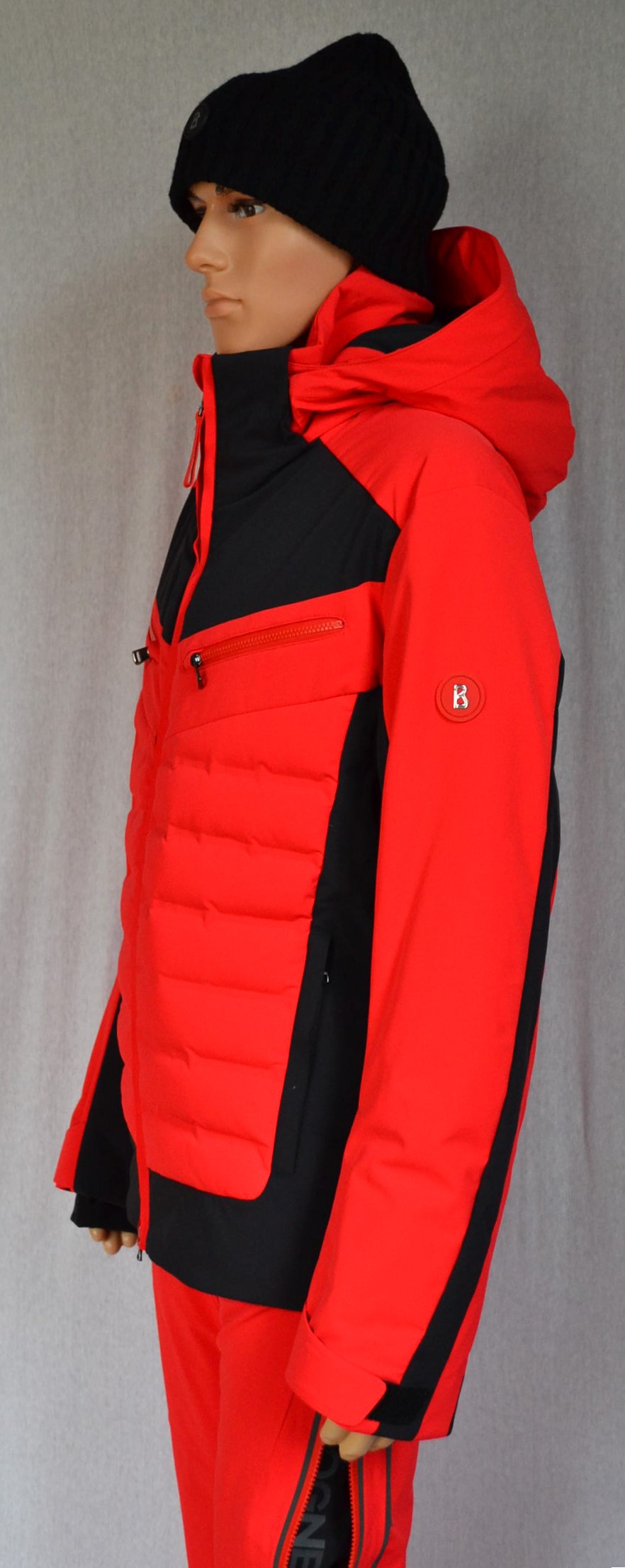 BOGNER SET SKIANZUG HERREN SKIJACKE FELIKS ROT-SCHWARZ STRETCH + SKIHOSE TIM 4 Gr 50 L NEU – Bild 6