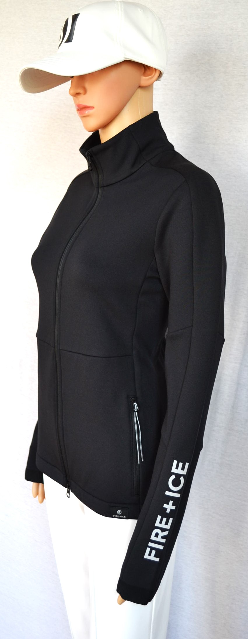 BOGNER FIRE+ICE INGE 2 DAMEN SKI MIDLAYER SOFTHSELL GOLF JACKE SCHWARZ STRETCH Gr 36 S NEU – Bild 4