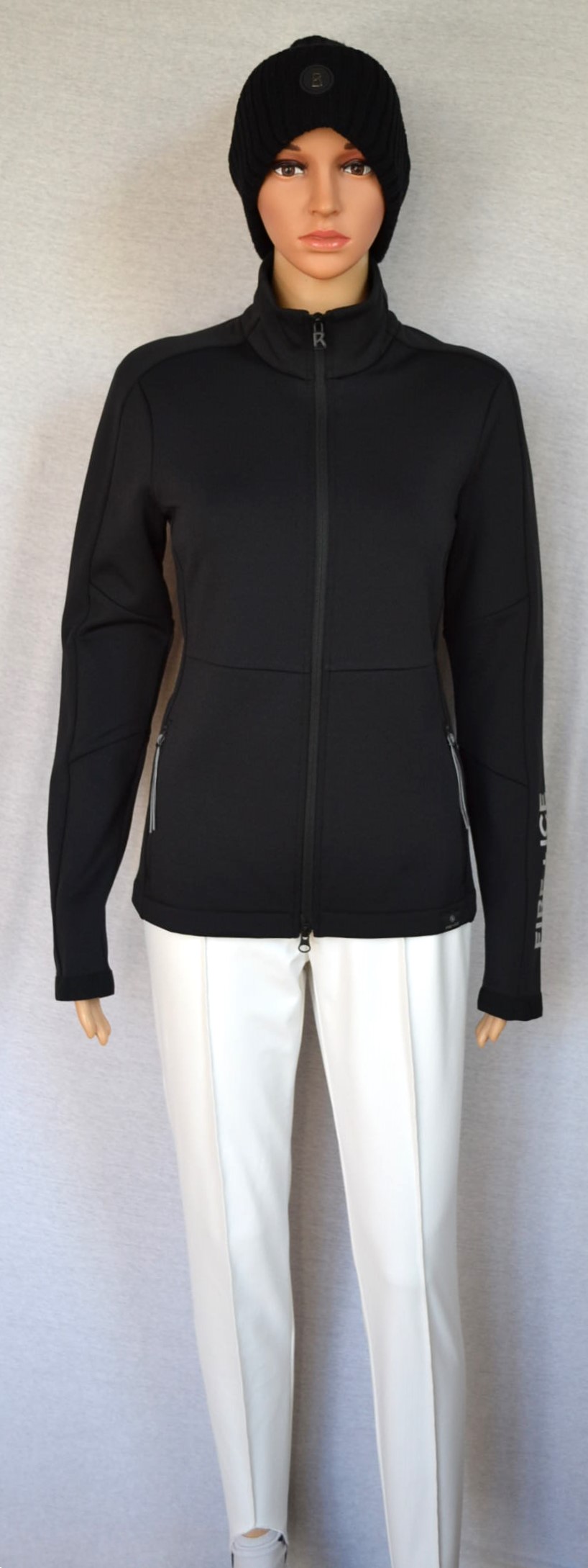 BOGNER FIRE+ICE INGE 2 DAMEN SKI MIDLAYER SOFTHSELL GOLF JACKE SCHWARZ STRETCH Gr 36 S NEU – Bild 6