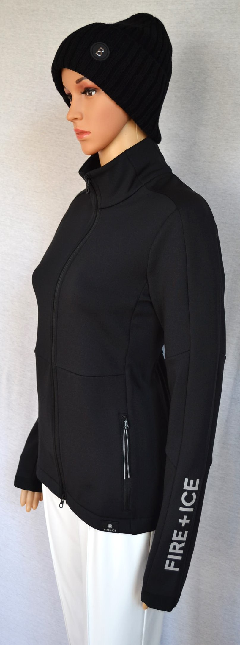 BOGNER FIRE+ICE INGE 2 DAMEN SKI MIDLAYER SOFTHSELL GOLF JACKE SCHWARZ STRETCH Gr 36 S NEU – Bild 8