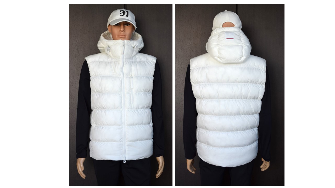 BOGNER FIRE+ICE HOWARD HERREN WESTE MIT KAPUZE WEIß Gr 50 L NEU
