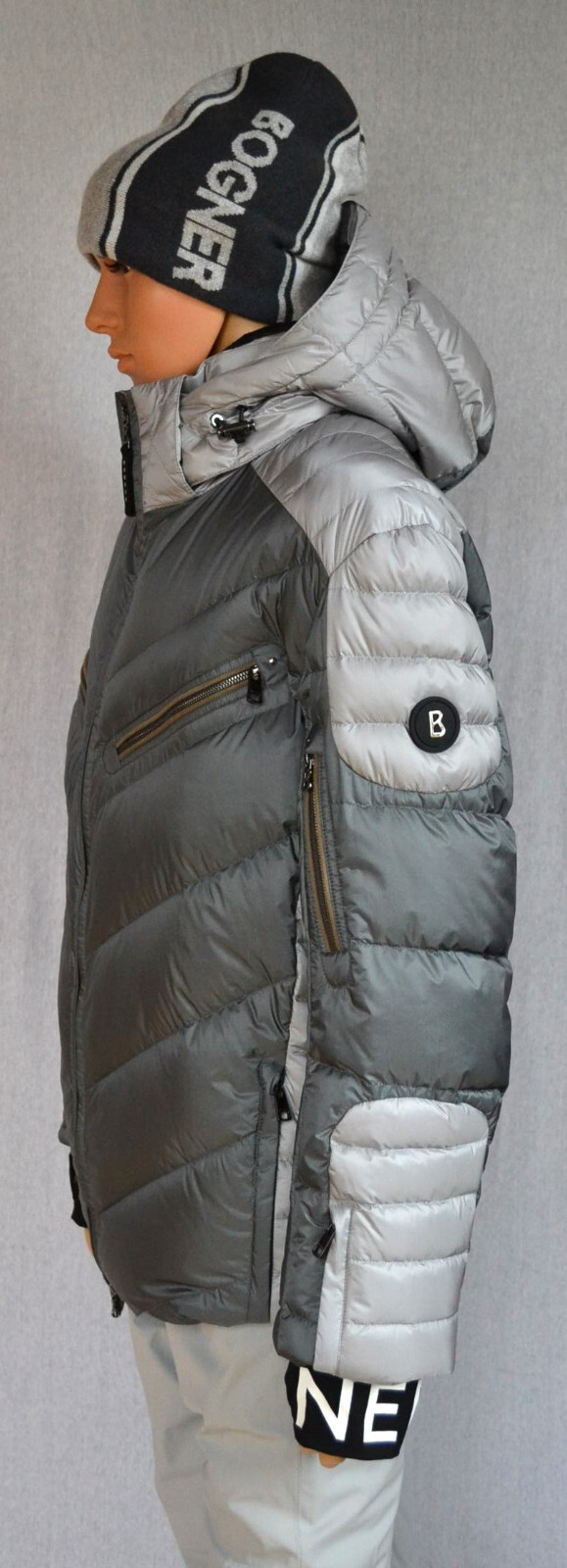 BOGNER SET SKIANZUG TINO HERREN DAUNEN SKIJACKE GRAU + SKIHOSE TOM GRAU Gr 56 3XL NEU – Bild 15