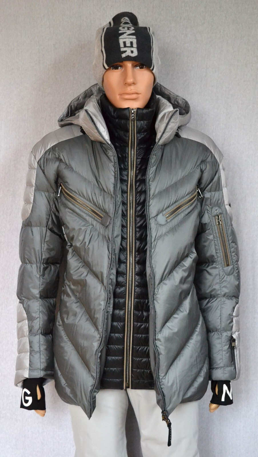BOGNER SET SKIANZUG TINO HERREN DAUNEN SKIJACKE GRAU + SKIHOSE TOM GRAU Gr 56 3XL NEU – Bild 16