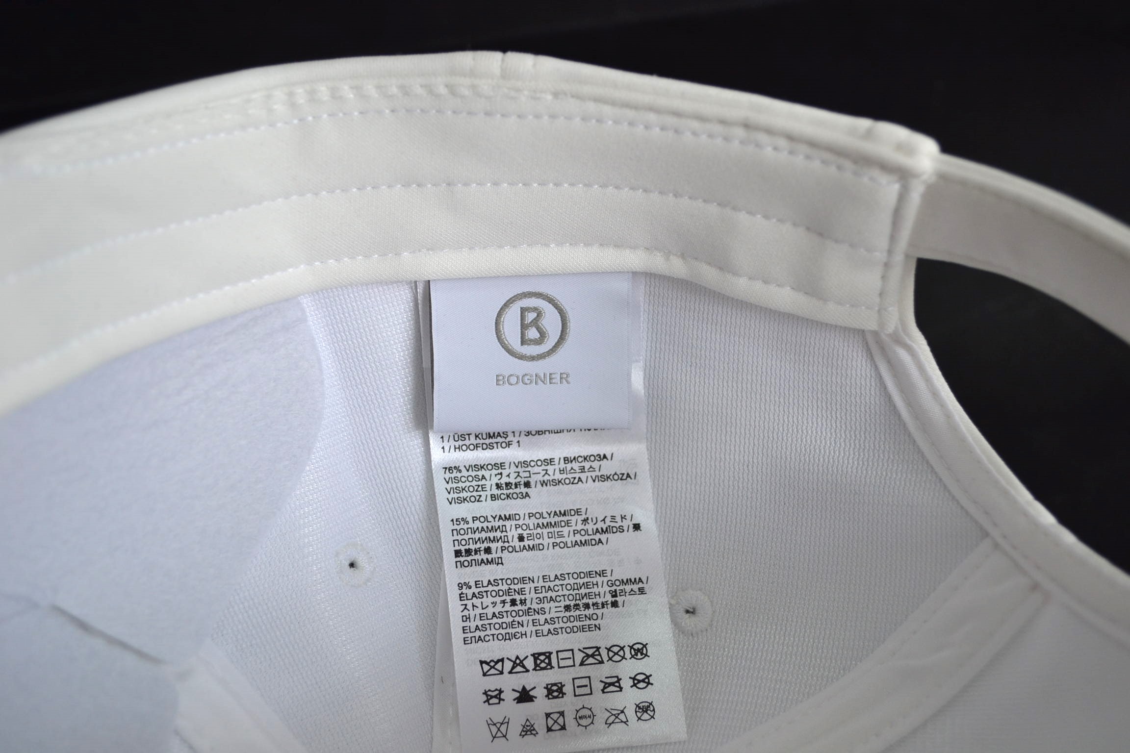 BOGNER KIRAN CAP BASECAP HERREN MÜTZE GOLF WEIß KAPPE STRETCH ONE SIZE NEU – Bild 7