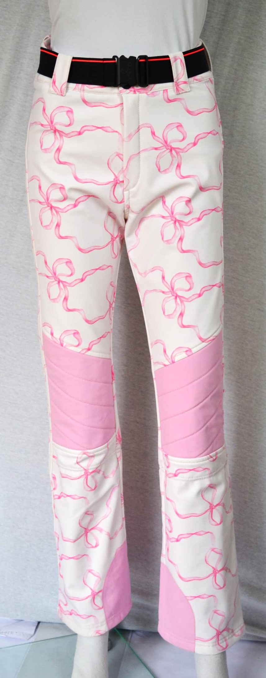 BOGNER FIRE+ICE x LoveShakeFancy ZULA DAMEN JET SKIHOSE SOFTSHELL FULL STRETCH SCHLEIFEN ROSA Gr 36 S NEU – Bild 3
