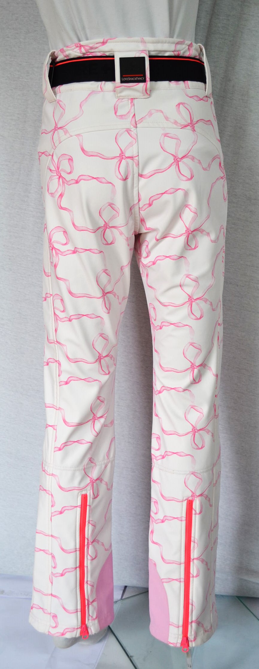 BOGNER FIRE+ICE x LoveShakeFancy ZULA DAMEN JET SKIHOSE SOFTSHELL FULL STRETCH SCHLEIFEN ROSA Gr 36 S NEU – Bild 6