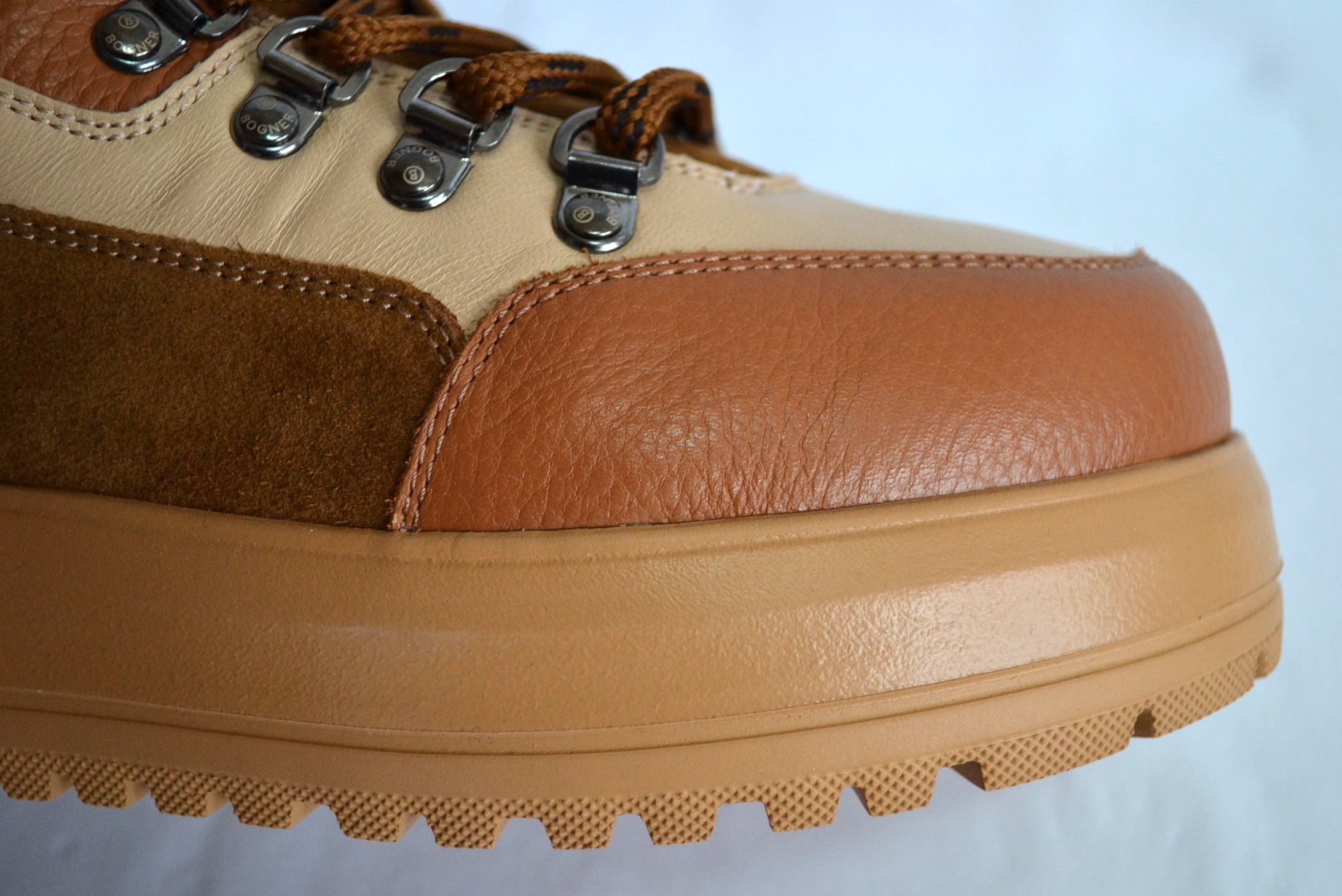 BOGNER ANTWERP DAMEN LEDER BOOTS MIT LAMMFELL FUTTER BRAUN Gr 37 NEU OVP – Bild 9