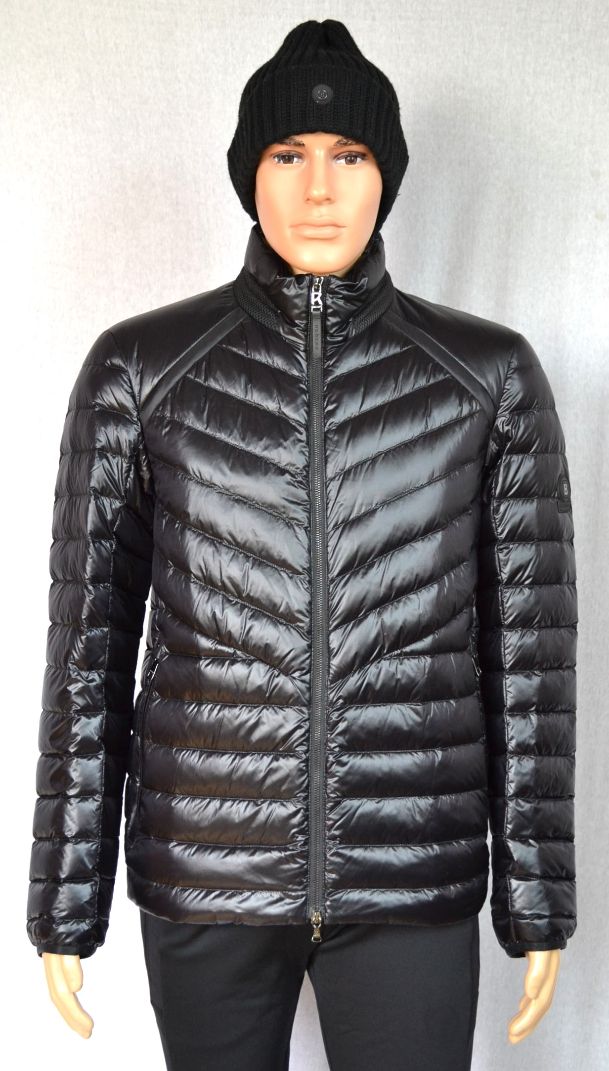 BOGNER LIMAN HERREN LEICHTDAUNENJACKE STEPPJACKE JACKE SCHWARZ Gr 48 52 M XL NEU – Bild 3