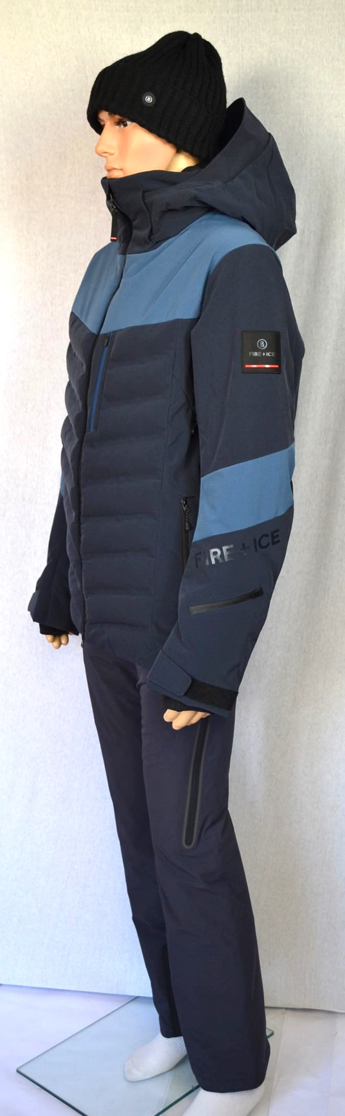 BOGNER FIRE+ICE RADEK HERREN SKIJACKE 4-WEGE STRETCH BLAU Gr 54 XXL NEU – Bild 4