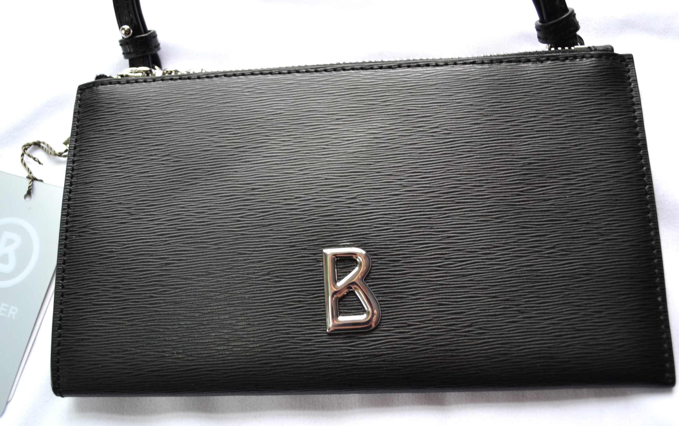 BOGNER DAMEN LEDER TASCHE ZÜRS BRID SCHWARZ CROSSOVER GURT BAG NEU – Bild 6