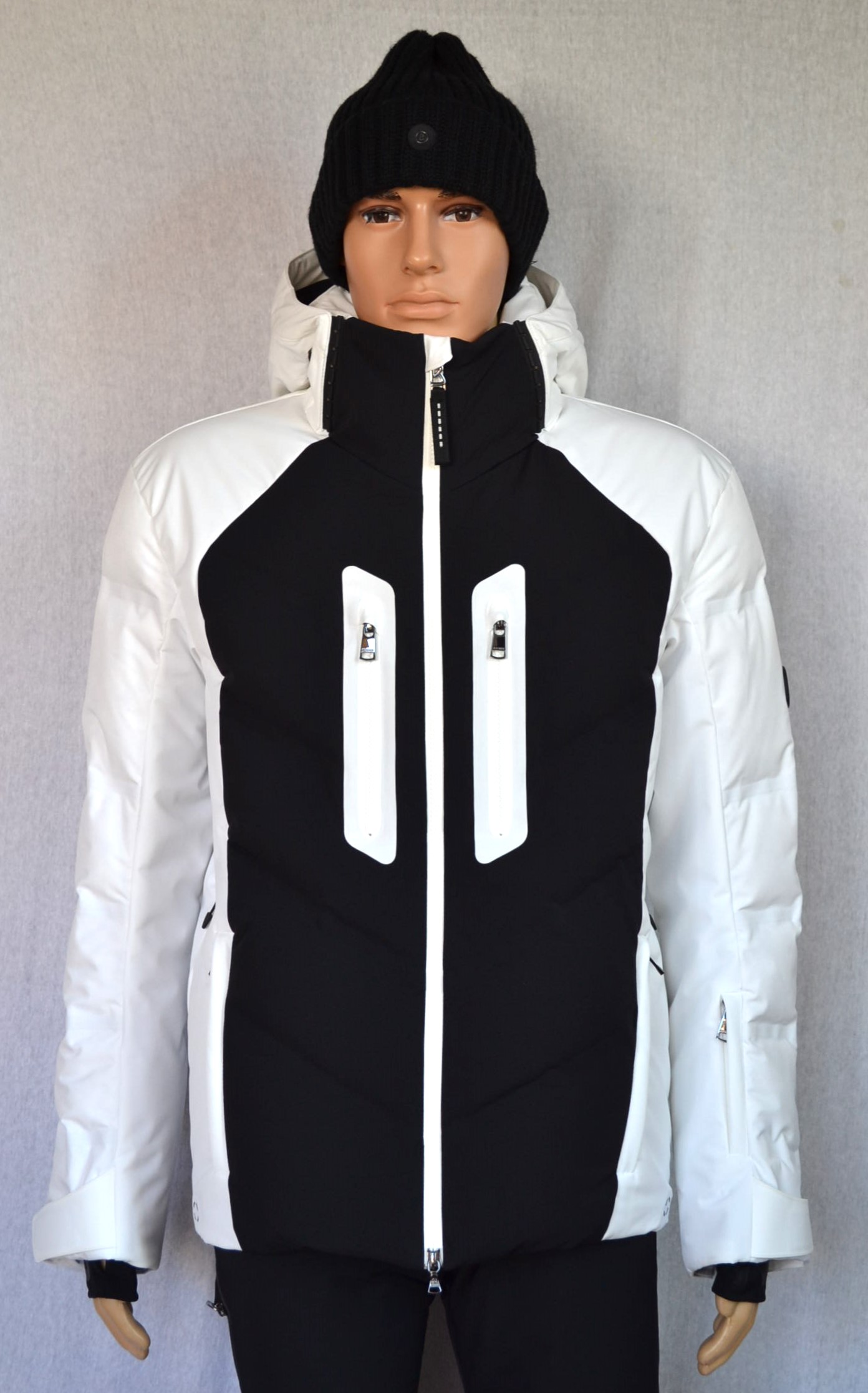 BOGNER SET SKIANZUG HERREN DAUNEN SKIJACKE FELOS SCHWARZ-WEIß + SKIHOSE TIM SCHWARZ Gr 50 52 54 L XL XXL NEU – Bild 3