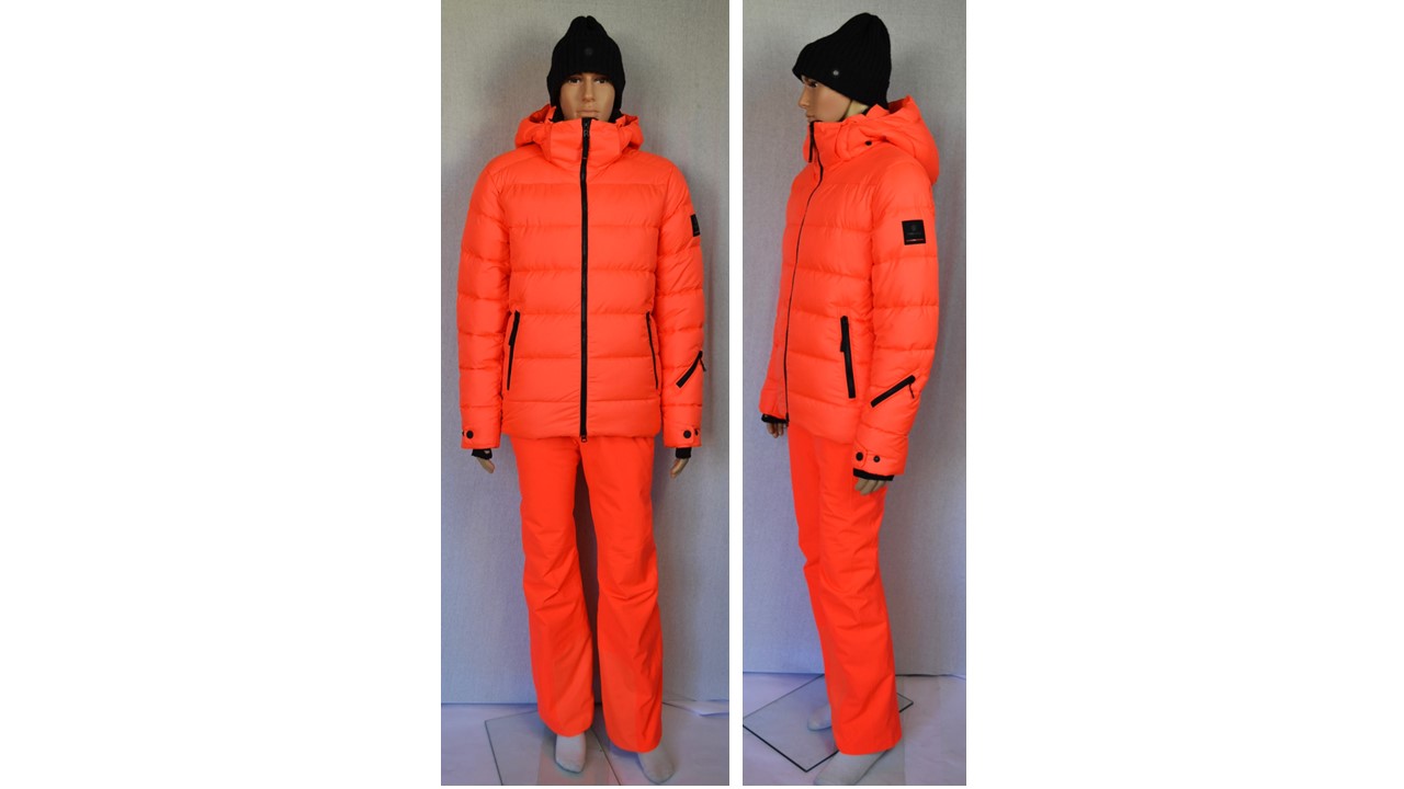 BOGNER FIRE+ICE SKIANZUG HERREN SKIJACKE LUKA + SKIHOSE SCOTT VIBRANT FIRE Gr 50 L NEU