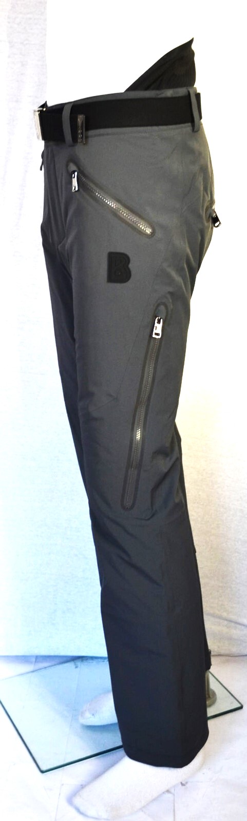 BOGNER TIM 4 HERREN SKIHOSE DUNKELGRAU MIT GÜRTEL Gr 50L L NEU – Bild 3