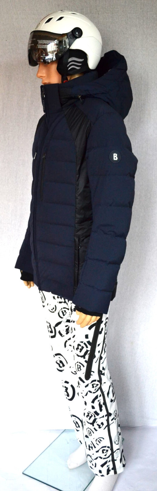BOGNER TINUS D HERREN DAUNEN SKIJACKE DUNEKLBLAU SCHWARZ MIT INLAYER Gr 50 L NEU – Bild 9