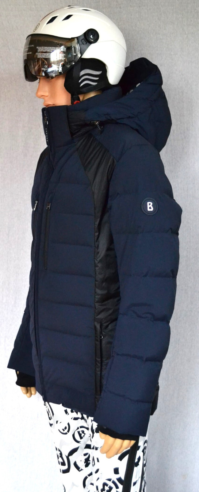 BOGNER TINUS D HERREN DAUNEN SKIJACKE DUNEKLBLAU SCHWARZ MIT INLAYER Gr 50 L NEU – Bild 10