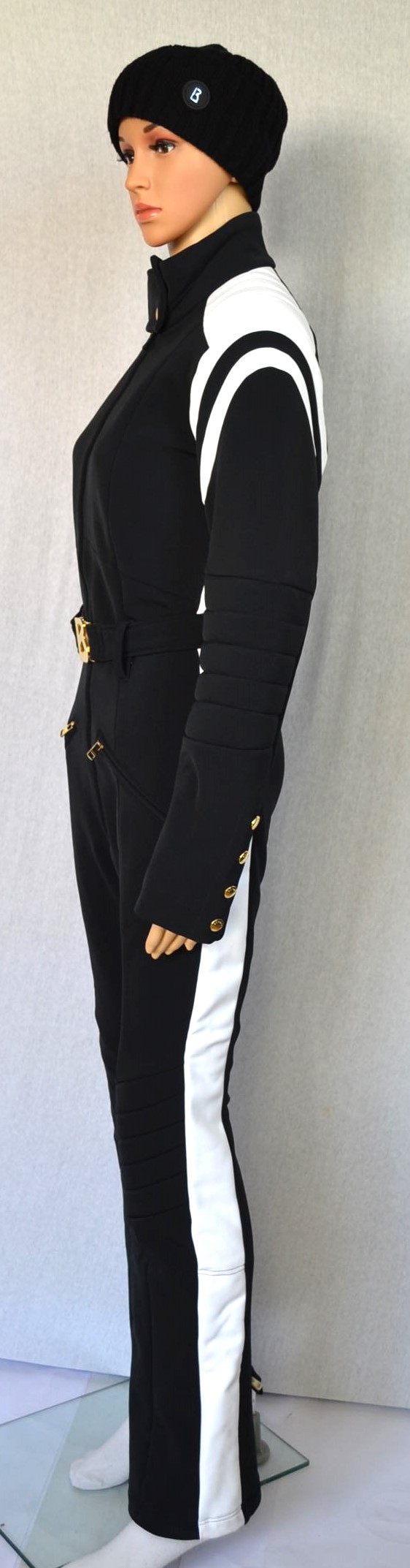 BOGNER JANI DAMEN JET SKIANZUG SOFTSHELL SKI SUIT OVERALL FULL STRETCH SCHWARZ WEIß Gr 38 40 42 M L XL NEU – Bild 4