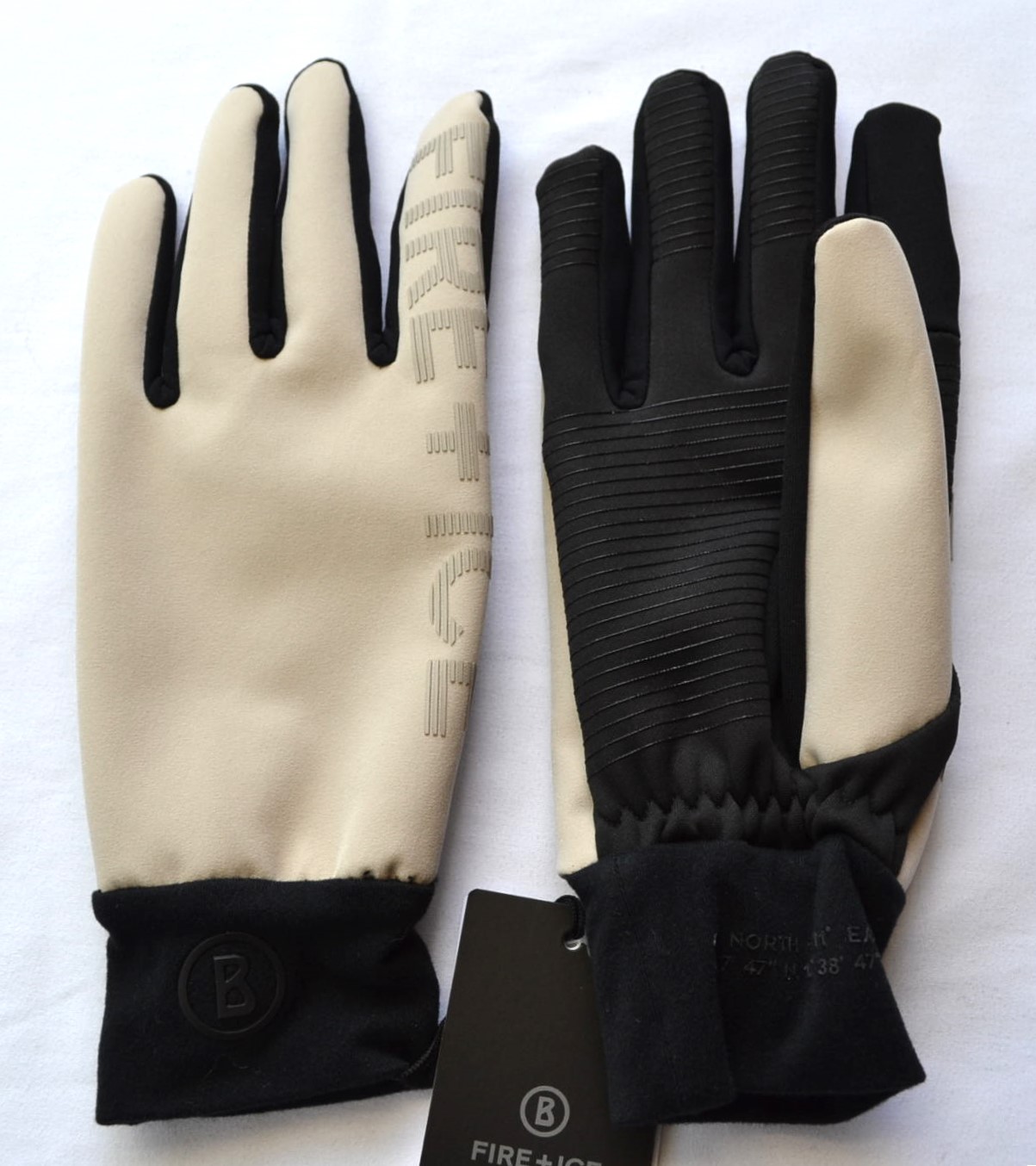 BOGNER F+I JANNIS HERREN WINTER HANDSCHUHE SPORT SKI TOUREN STRETCH LOGO UVP 80 € Gr 8,5 ML NEU