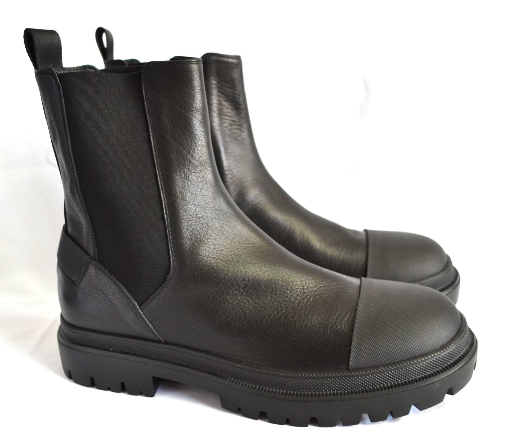 BOGNER CHESA ALPINA HERREN LEDER BOOTS SCHWARZ STIEFEL Gr 44 NEU OVP – Bild 2