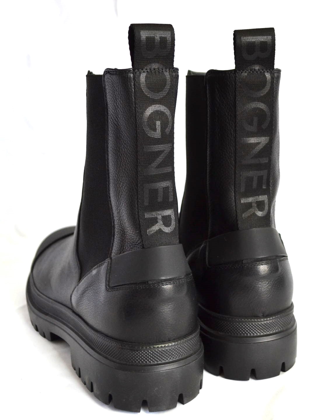 BOGNER CHESA ALPINA HERREN LEDER BOOTS SCHWARZ STIEFEL Gr 44 NEU OVP – Bild 7