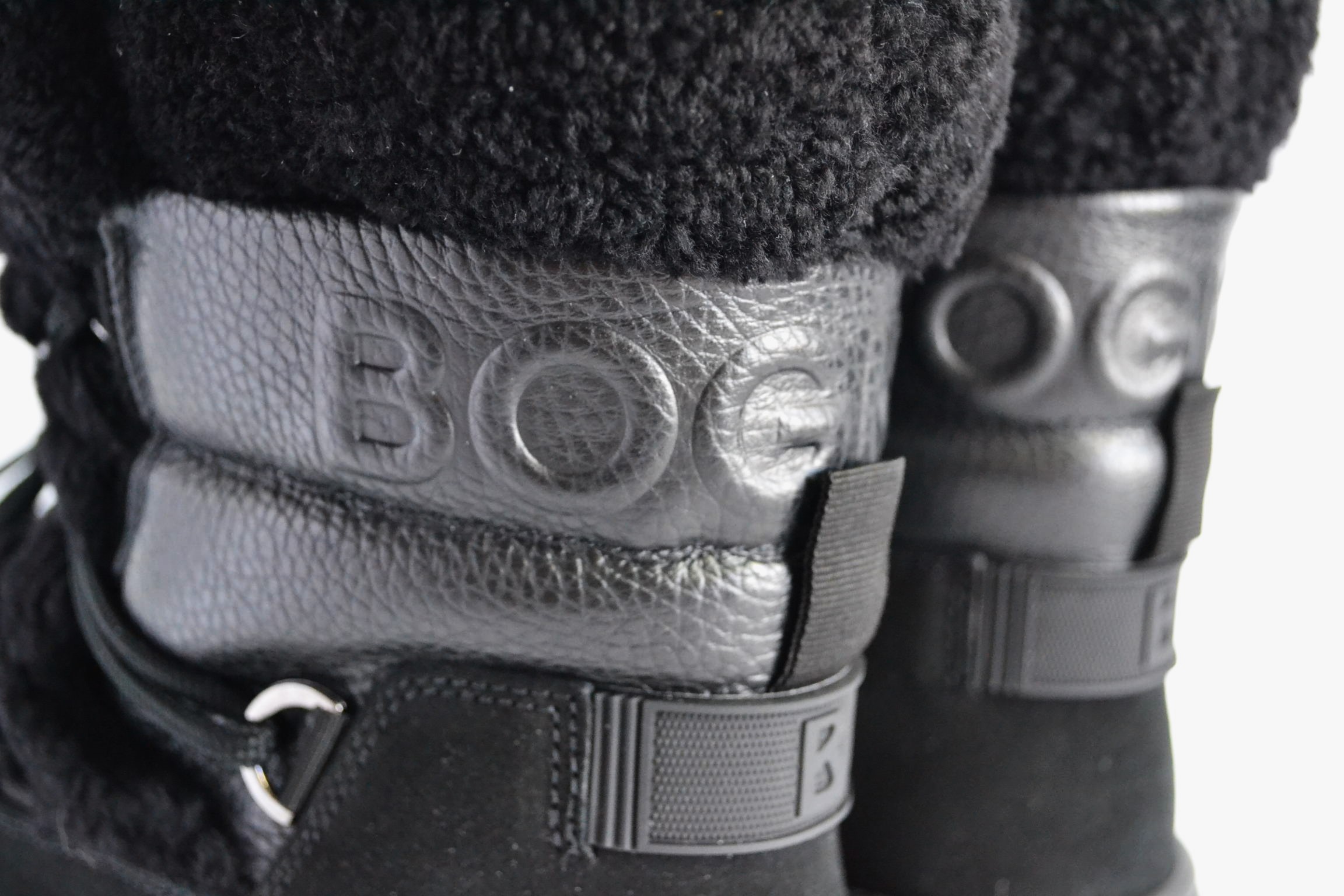 BOGNER CHAMONIX DAMEN LAMMFELL BOOTS STIEFEL MIT SPIKES SCHWARZ Gr 38 NEU – Bild 7