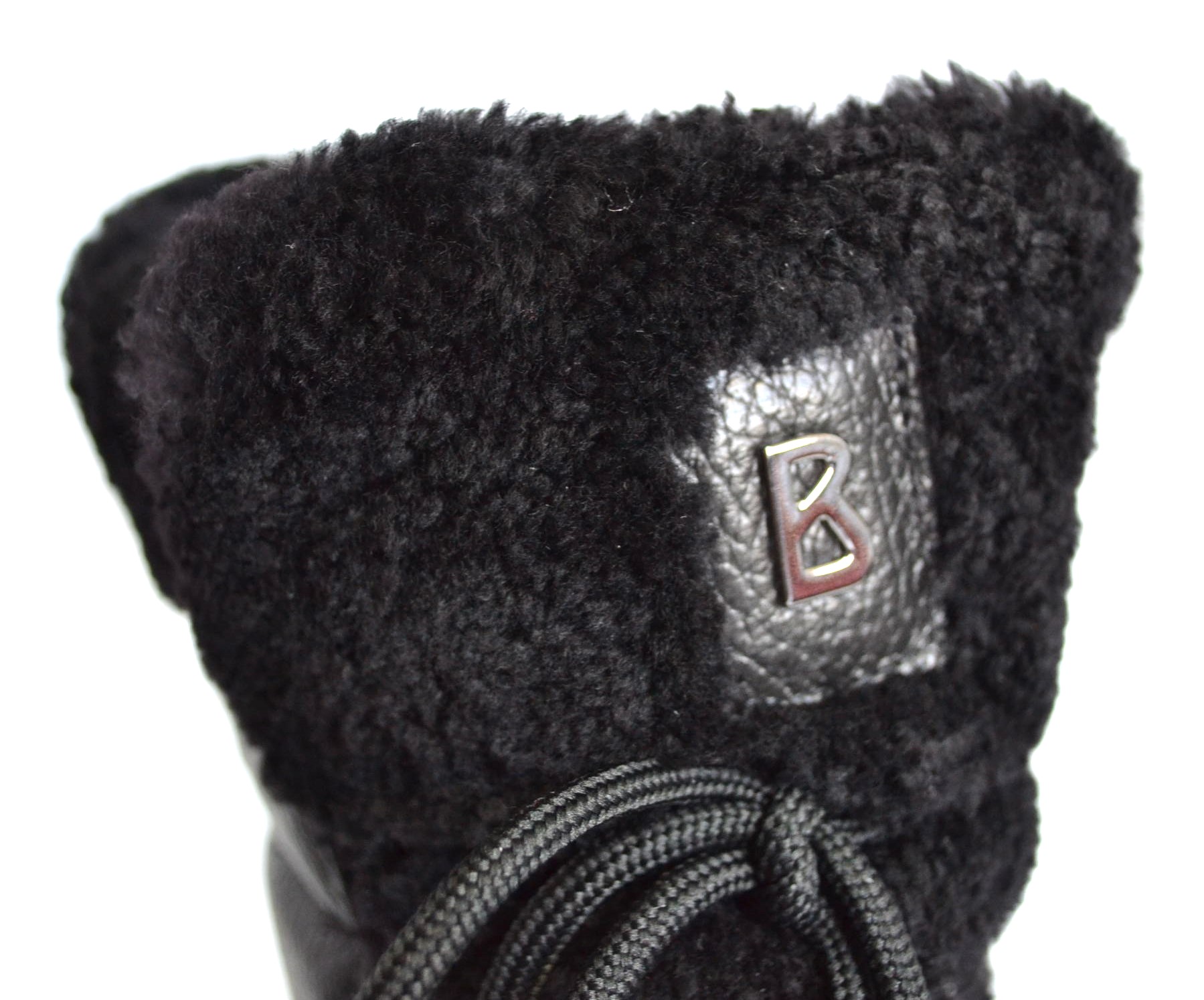 BOGNER CHAMONIX DAMEN LAMMFELL BOOTS STIEFEL MIT SPIKES SCHWARZ Gr 38 NEU – Bild 13