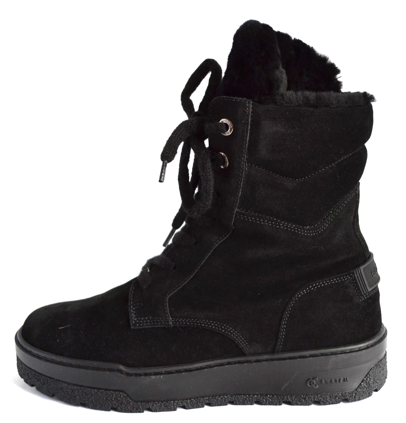 BOGNER CALGARY DAMEN WILDLEDER LAMMFELL STIEFEL MIT SPIKES SCHWARZ Gr 41 NEU – Bild 4