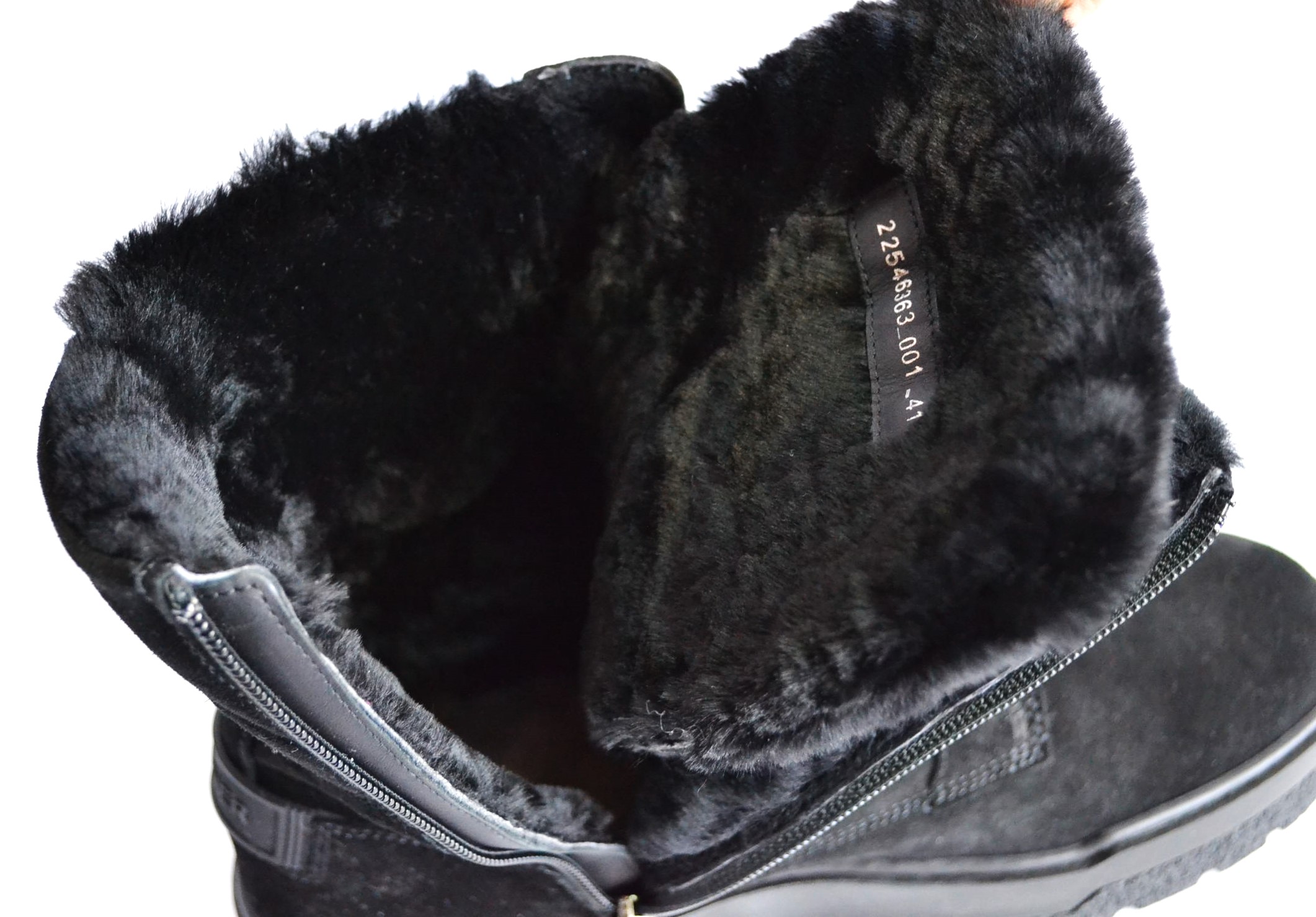 BOGNER CALGARY DAMEN WILDLEDER LAMMFELL STIEFEL MIT SPIKES SCHWARZ Gr 41 NEU – Bild 12