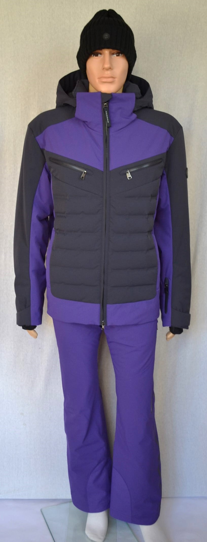 BOGNER SET SKIANZUG HERREN SKIJACKE FELIKS VIOLETT DUNKELBLAU STRETCH + SKIHOSE TIM 4 Gr 50 L NEU – Bild 2