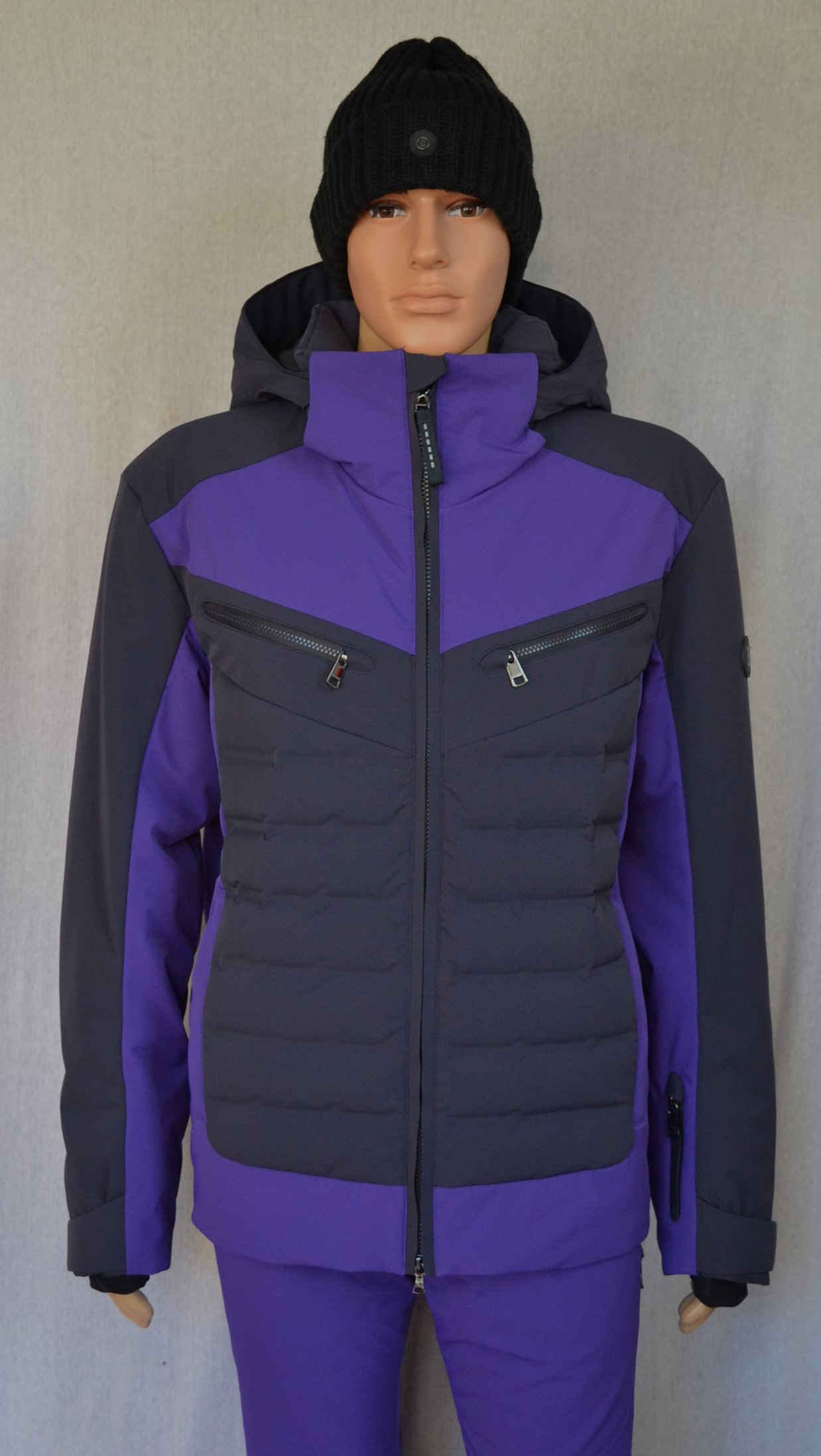 BOGNER SET SKIANZUG HERREN SKIJACKE FELIKS VIOLETT DUNKELBLAU STRETCH + SKIHOSE TIM 4 Gr 50 L NEU – Bild 3