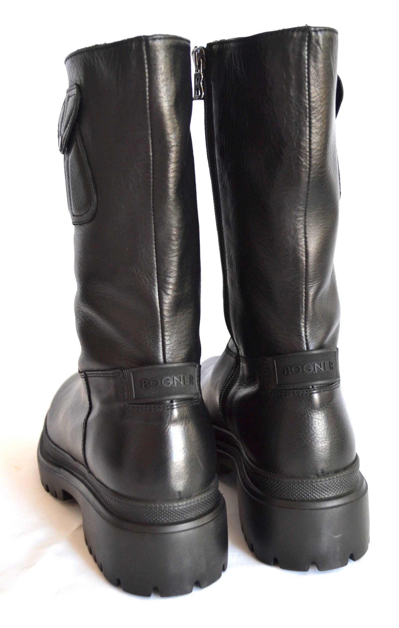 BOGNER CHESA ALPINA DAMEN LEDER BOOTS FROZEN RIVIERA SCHWARZ Gr 42 NEU – Bild 7