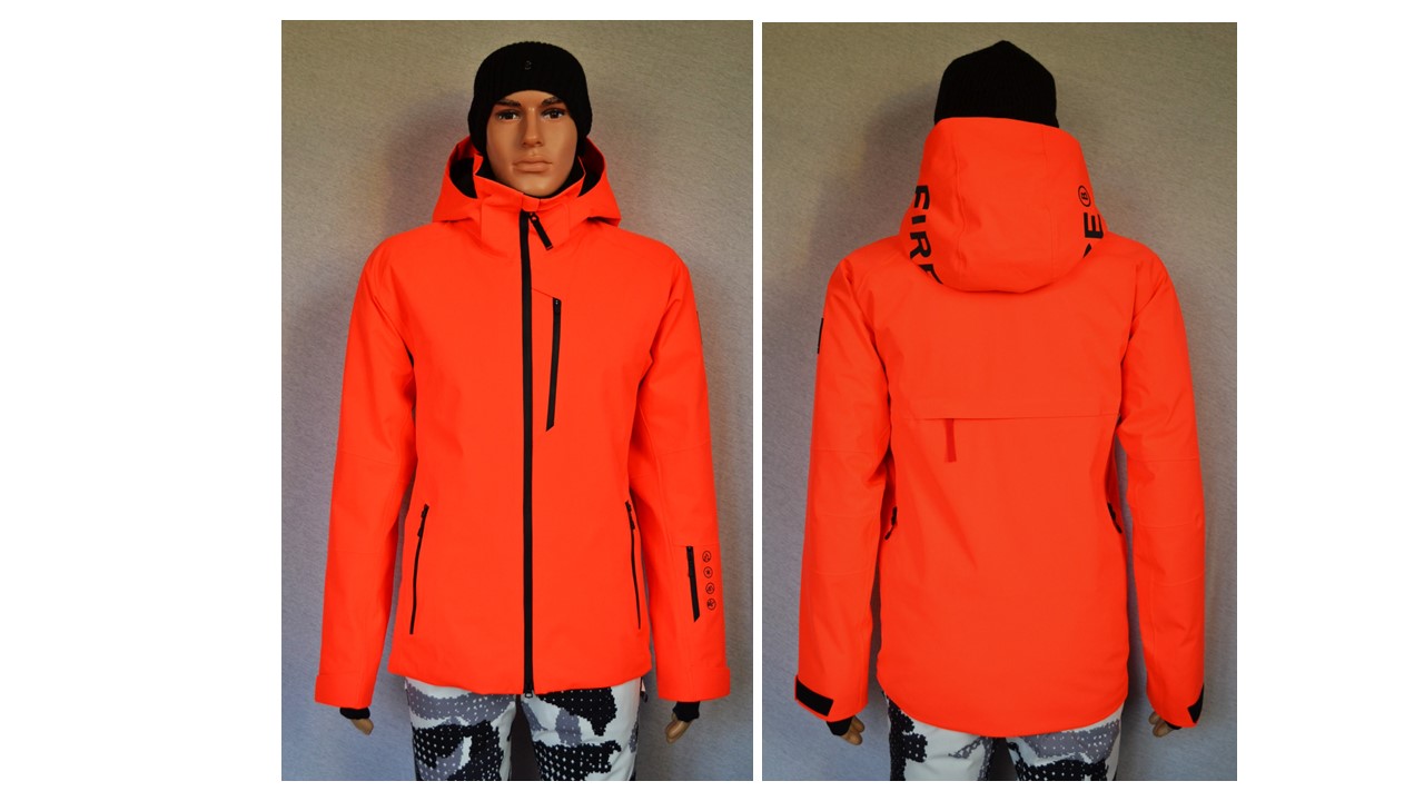 BOGNER FIRE+ICE EASON 3 HERREN SKIJACKE NEON ORANGE STRETCH MENS Gr 50 L NEU