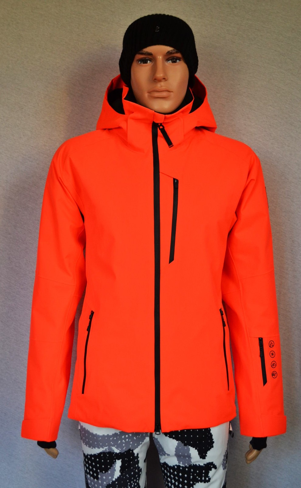 BOGNER FIRE+ICE EASON 3 HERREN SKIJACKE NEON ORANGE STRETCH MENS Gr 50 L NEU – Bild 4
