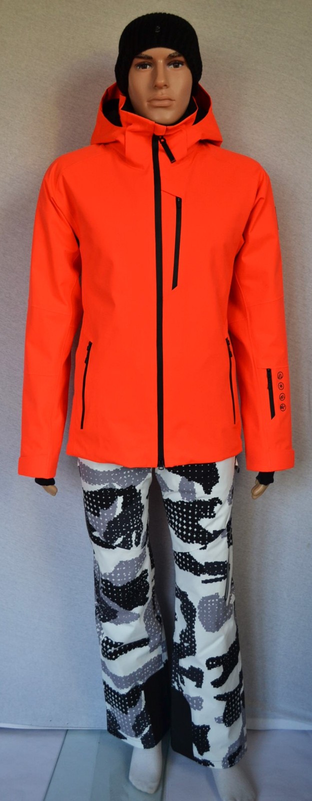 BOGNER FIRE+ICE EASON 3 HERREN SKIJACKE NEON ORANGE STRETCH MENS Gr 50 L NEU – Bild 5