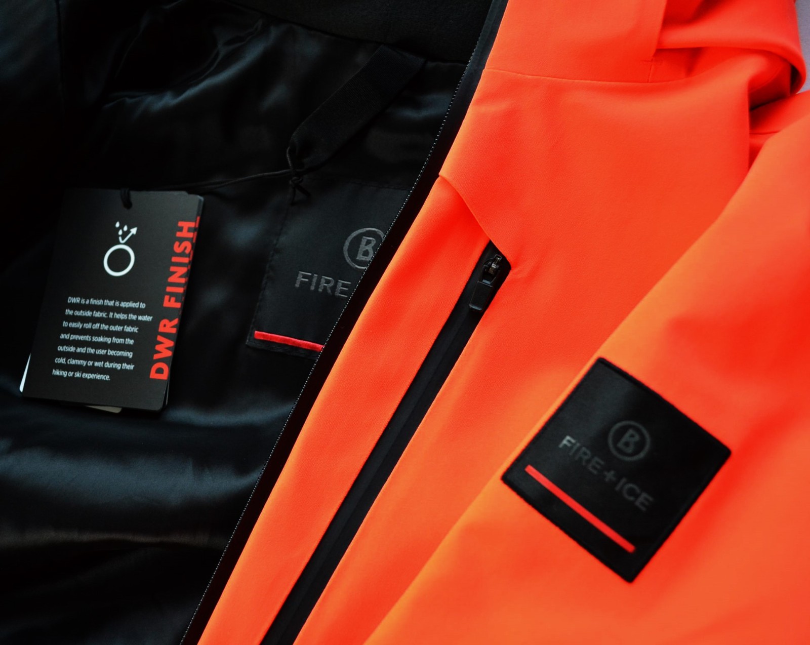 BOGNER FIRE+ICE EASON 3 HERREN SKIJACKE NEON ORANGE STRETCH MENS Gr 50 L NEU – Bild 11