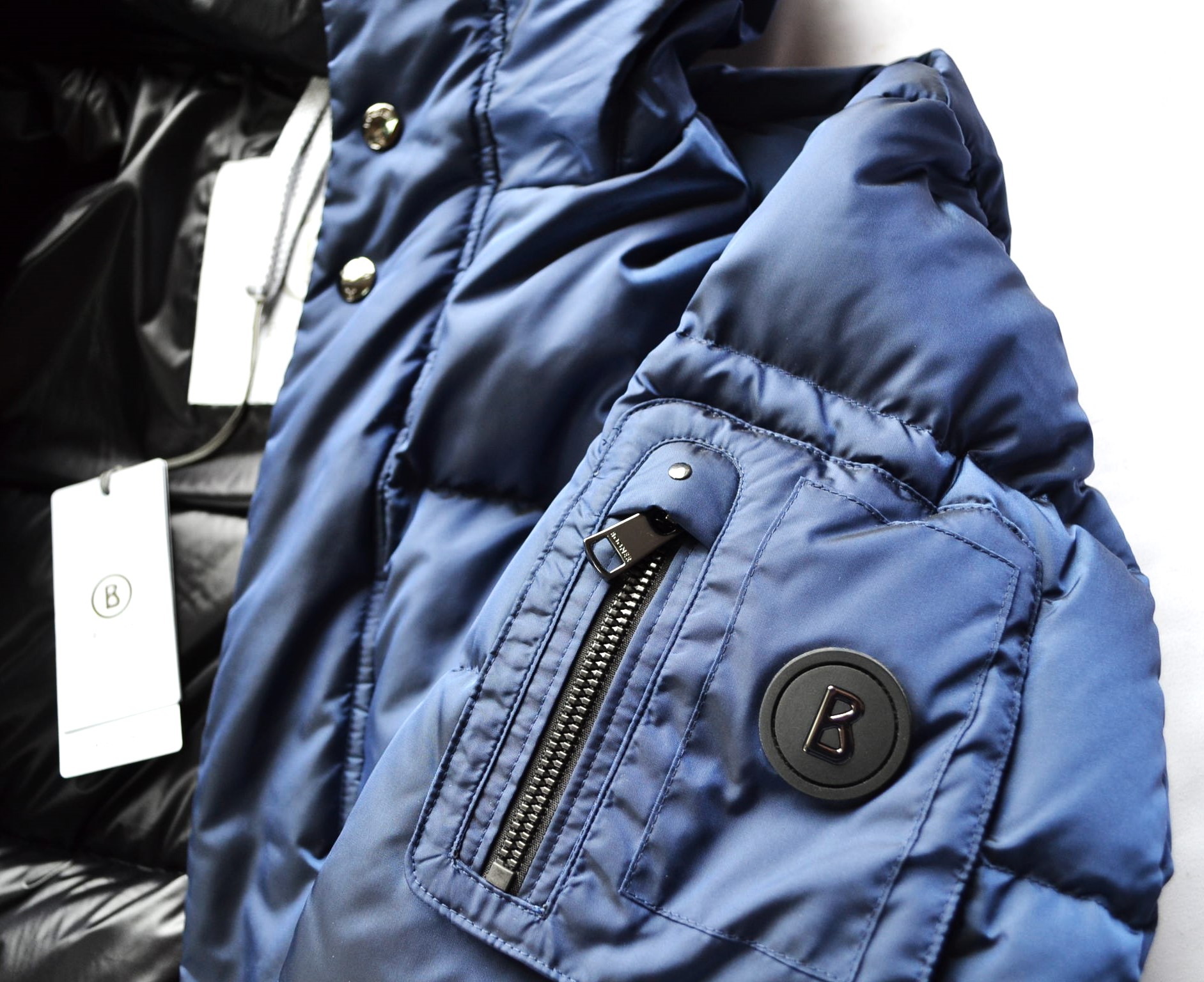 BOGNER JONES D2 HERREN DAUNENJACKE JACKE MANTEL MITTELBLAU Gr 54 XXL NEU – Bild 9