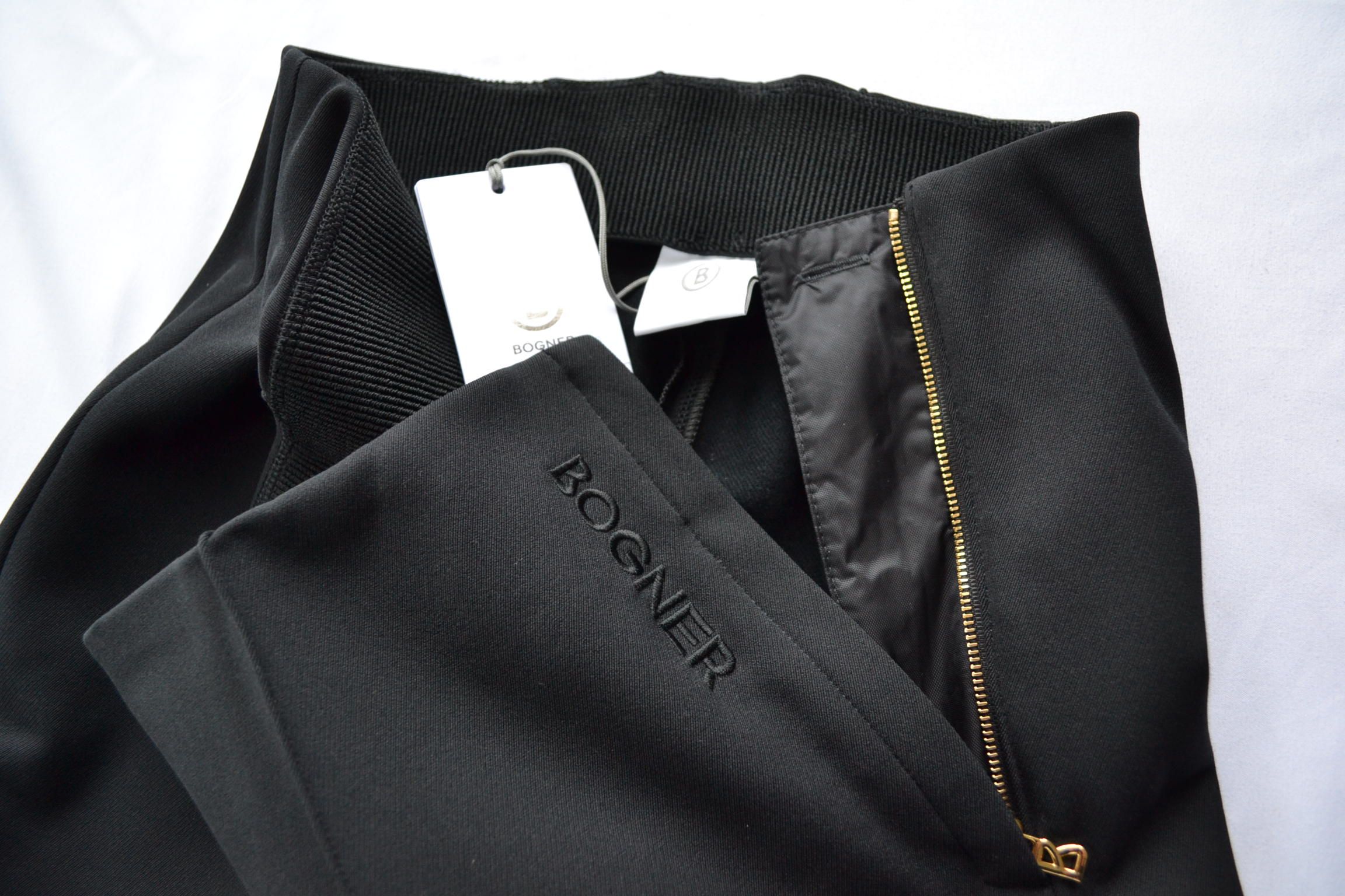 BOGNER ELAINE DAMEN SOFTSHELL SKI STEGHOSE SKIHOSE SCHWARZ GOLD Gr 42 XL NEU – Bild 10