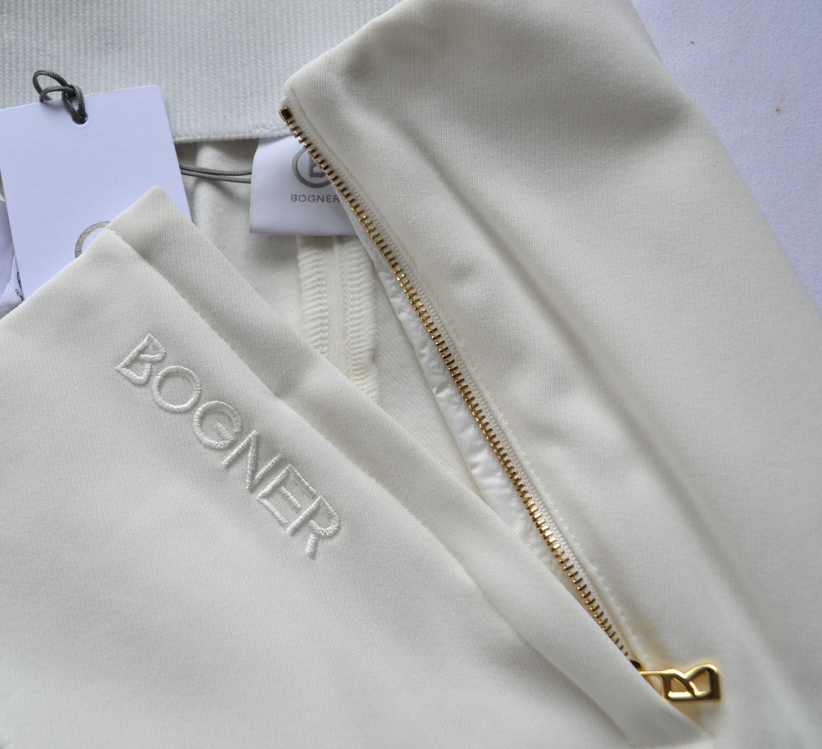 BOGNER ELAINE DAMEN SOFTSHELL SKI STEGHOSE SKIHOSE WEIß GOLD Gr 38 40 M L NEU – Bild 9
