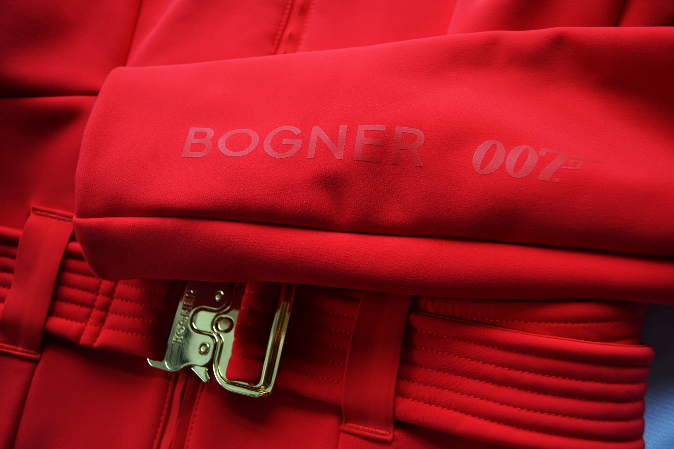 BOGNER 007 BOND 12 DAMEN JET SKIANZUG SOFTSHELL SKI SUIT OVERALL FULL STRETCH SCHWARZ ROTGr 36 38 S M NEU – Bild 16