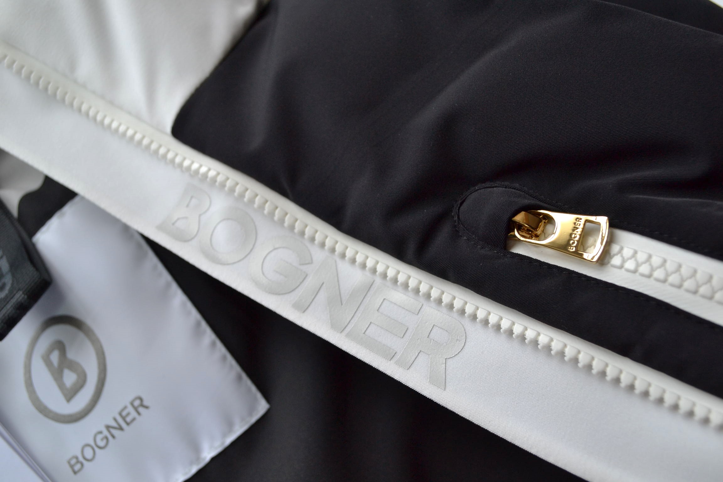 BOGNER KIRA DAMEN SKIJACKE MIT GÜRTEL SCHWARZ WEIß Gr 44 XXL NEU – Bild 6