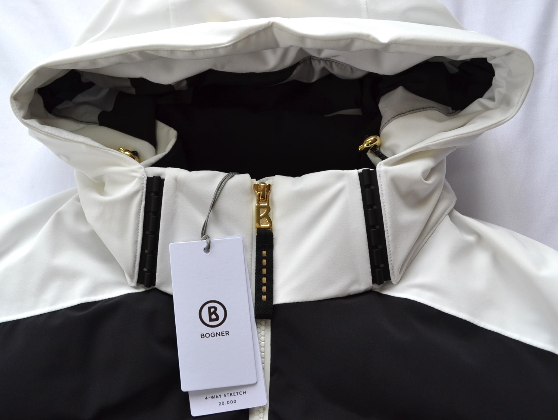 BOGNER KIRA DAMEN SKIJACKE MIT GÜRTEL SCHWARZ WEIß Gr 44 XXL NEU – Bild 15