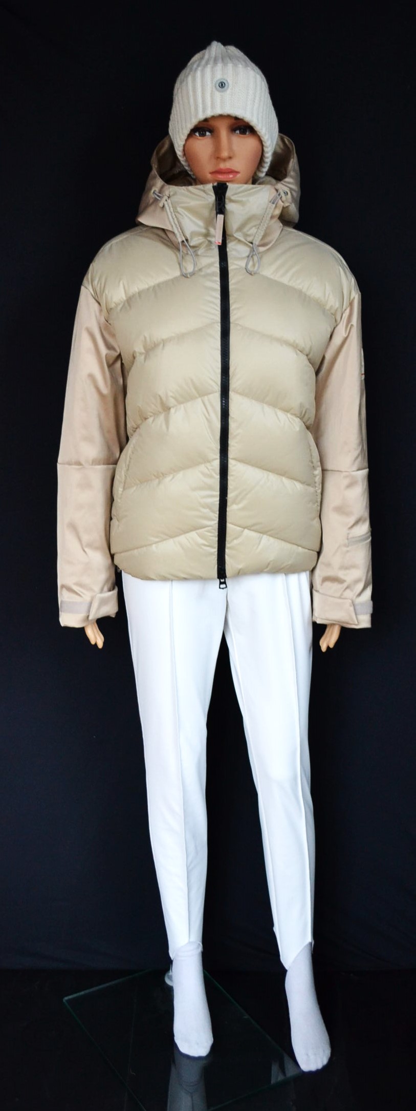 BOGNER FIRE+ICE TALINA DAMEN SKIJACKE BEIGE Gr 36 S NEU – Bild 2