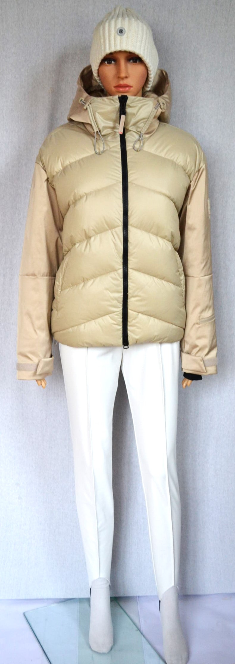 BOGNER FIRE+ICE TALINA DAMEN SKIJACKE BEIGE Gr 36 S NEU – Bild 8