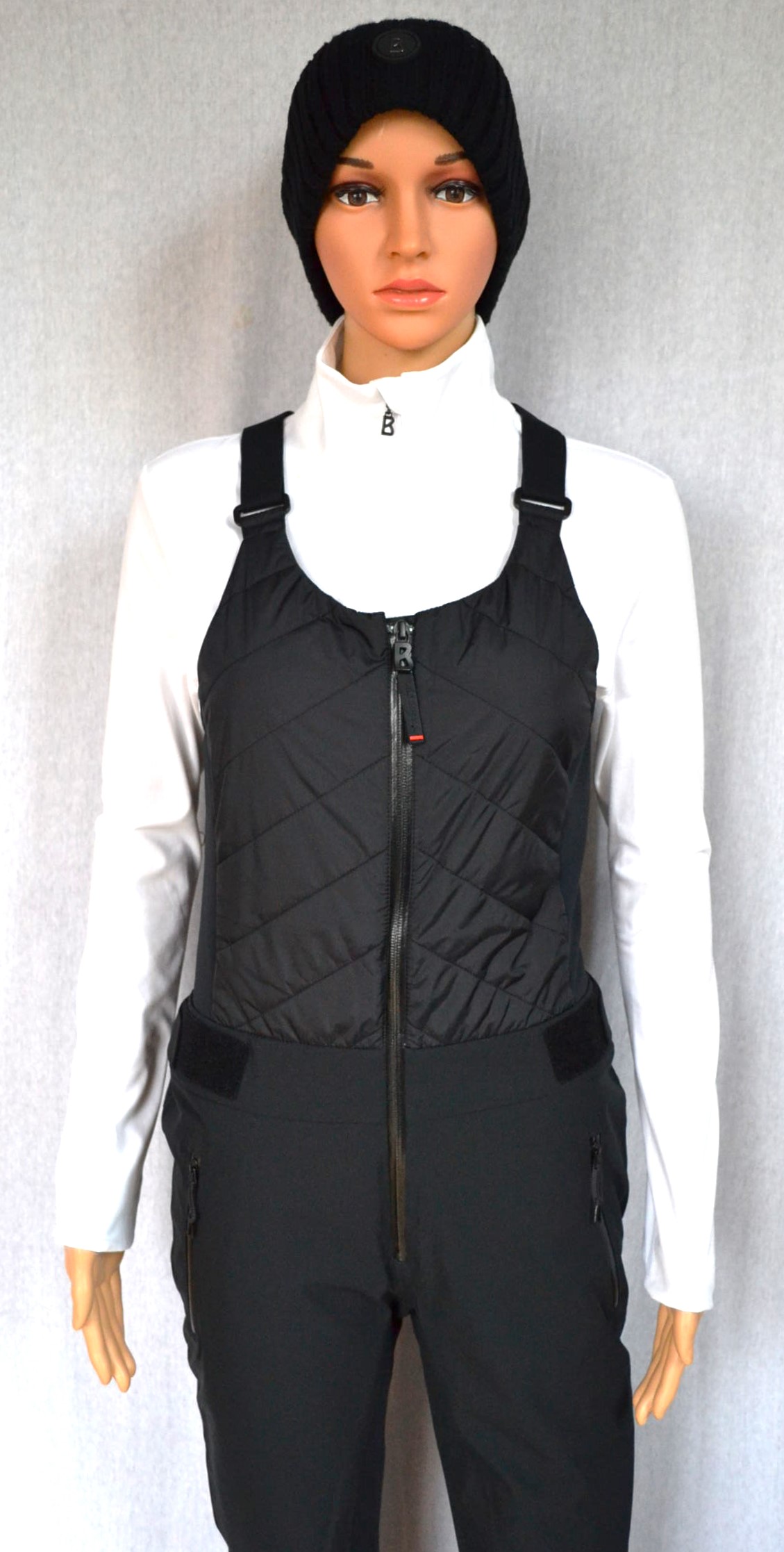 BOGNER FIRE+ICE IVIE DAMEN LATZHOSE SKIHOSE SCHWARZ OVERALL Gr 34 36 XS S NEU – Bild 3