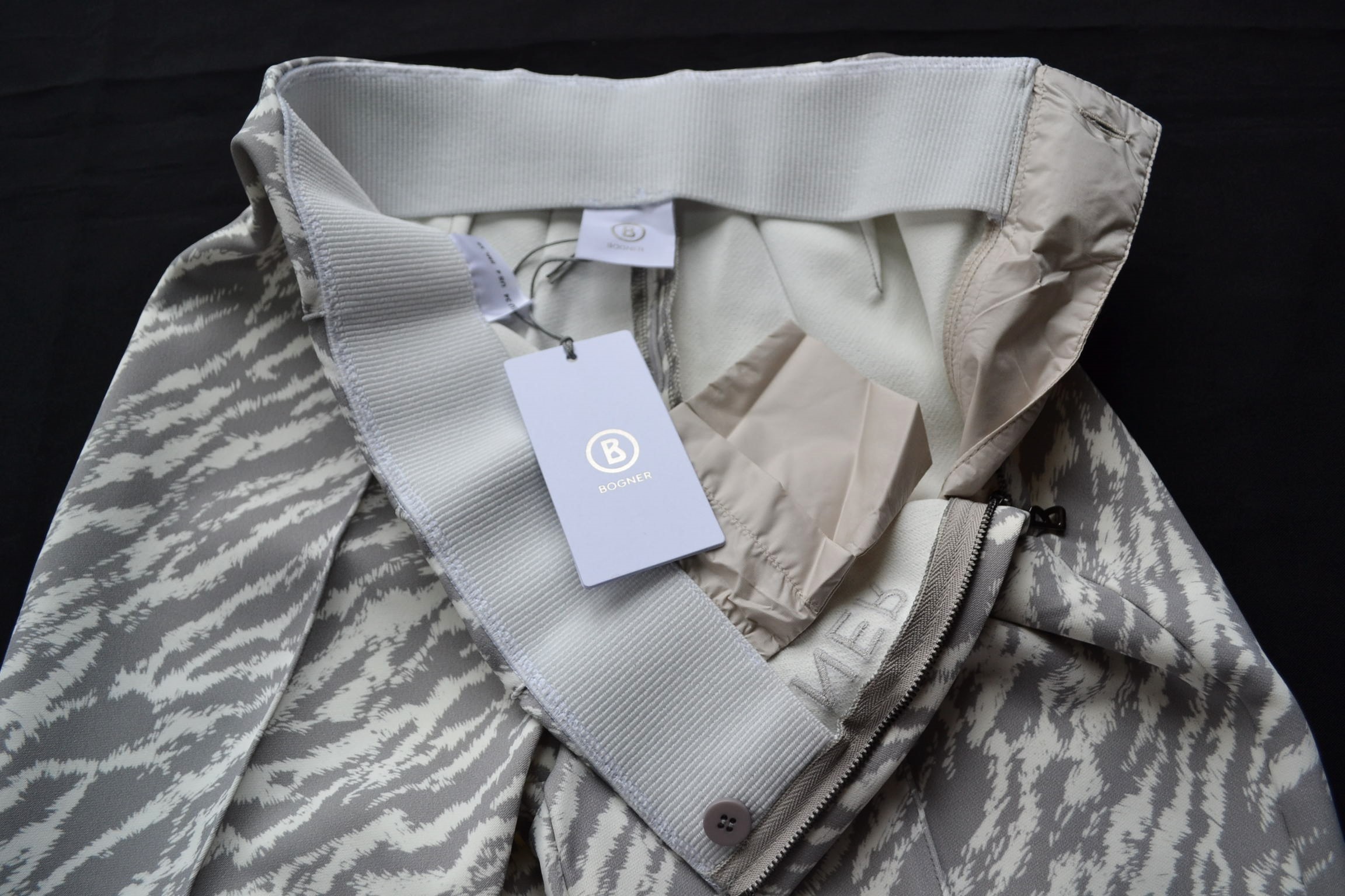 BOGNER ELAINE DAMEN FUNKTIONS STEGHOSE GRAU OFFWHITE MUSTER Gr 34 36 38 40 XS S M L NEU – Bild 6