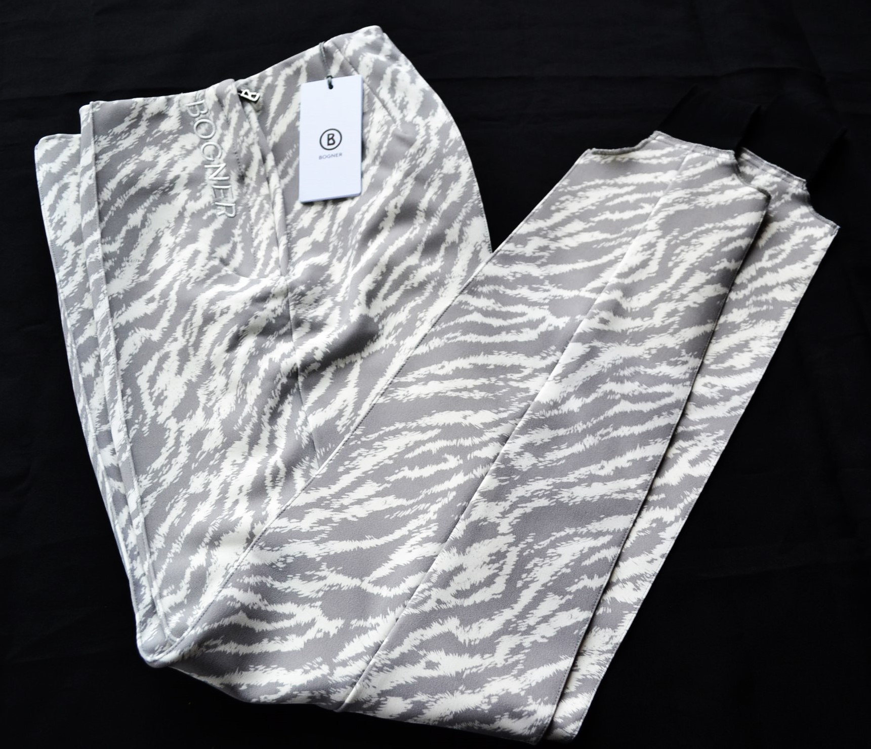 BOGNER ELAINE DAMEN FUNKTIONS STEGHOSE GRAU OFFWHITE MUSTER Gr 34 36 38 40 XS S M L NEU – Bild 8